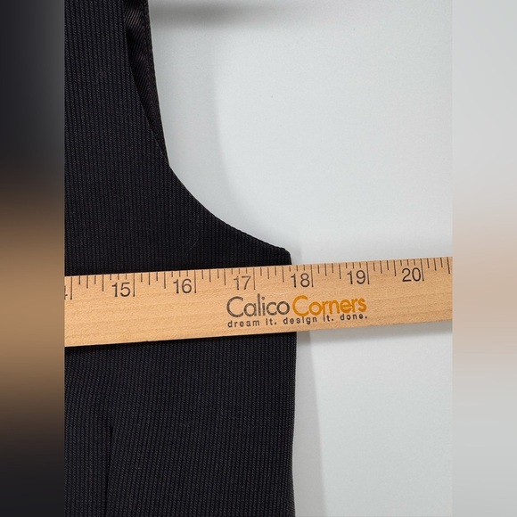 EGARA Mens Wool Dress Vest Sz S Slim Fit 5 Button Gray - Picture 6 of 6